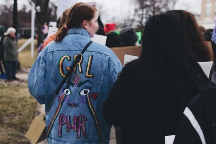 Chaqueta vaquera pintada a medida
