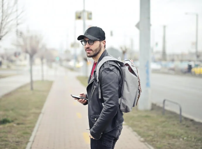 Mochila para portátil personalizada con estampado de hamburguesa