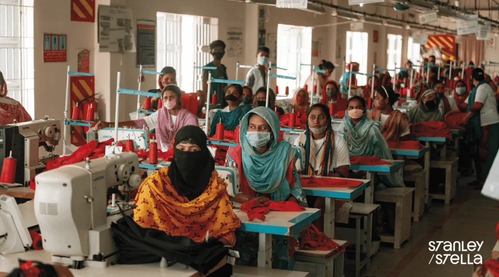 Trabajadores textiles de Stanley Stella