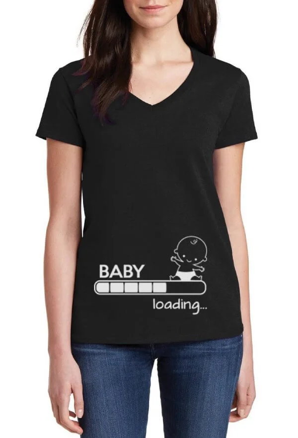 Camisetas prenatales personalizadas baratas