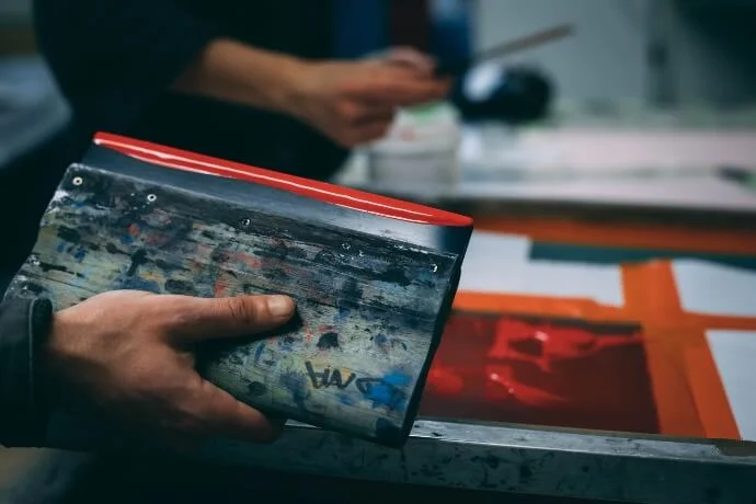 Técnica de impresión para camisetas sin mangas de gimnasio de colores