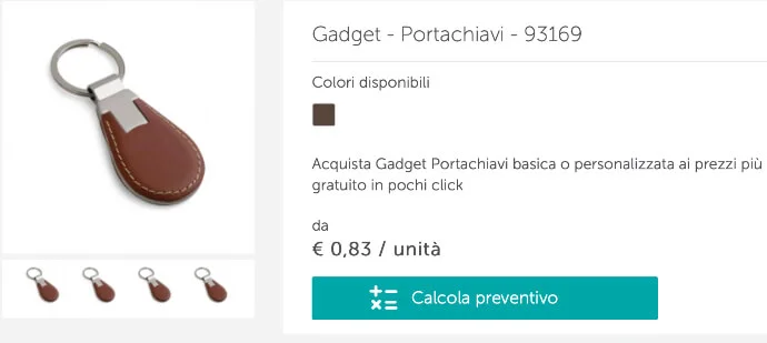 portachiavi uomo in pelle